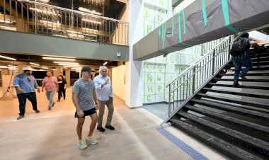 Prefeito faz vistoria técnica para testes de iluminação do mirante do ‘Nosso Centro’