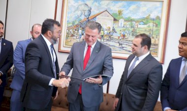 No Ministério da Agricultura e Pecuária, Governador Wilson Lima recebe sinalização de que Amazonas está próximo de se tornar estado livre de febre aftosa sem vacinação