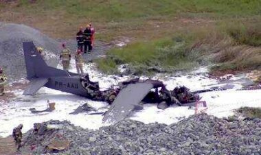 Cessna Caravan da Polícia Federal cai após a decolagem da Pampulha, em Belo Horizonte; assista ao momento