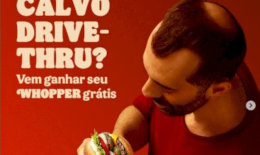 Burger King dará sanduíche grátis para calvos “drive-thru”; veja como participar