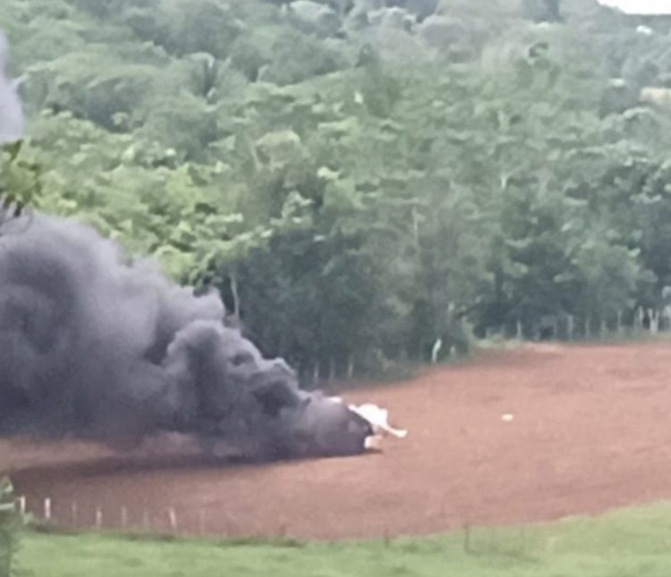 Piloto morre após queda de avião em São Sebastião do Passé, no interior da Bahia