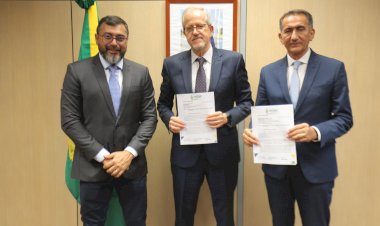 Em Brasília, Wilson Lima reúne com ministros e pede apoio para antecipar ações que minimizem impactos da estiagem de 2024