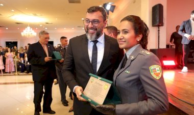 Wilson Lima participa de formatura de novos Oficiais de Saúde que vão atuar na Polícia Militar do Amazonas