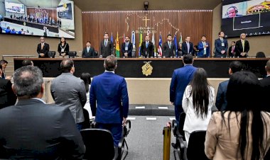 Presidente Roberto Cidade defende recuperação da BR-319 na 2ª Reunião Ampliada do Colegiado de Deputadas e Deputados do Parlamento Amazônico