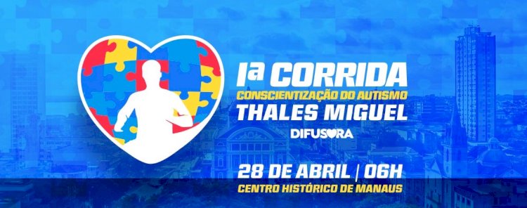 1ª Corrida da Difusora de  Conscientização do Autismo Thales Miguel será neste domingo (28)