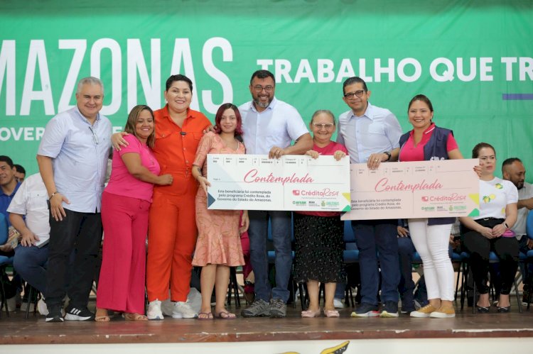 Governador Wilson Lima entrega estádio, anuncia polo do Pelci e leva fomento aos setores social e primário em Presidente Figueiredo