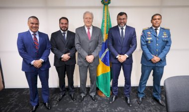 No Ministério da Justiça, Governador Wilson Lima apresenta pauta do Amazonas para reforçar a segurança no estado