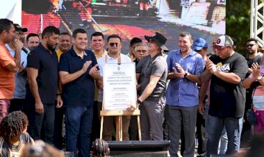 Prefeito realiza entrega de novo complexo esportivo ‘Arena Valzão’, na zona Norte