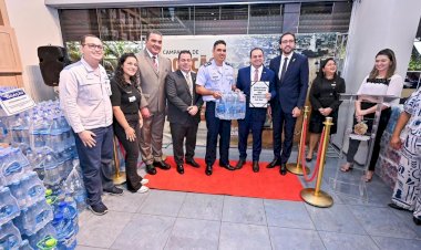 Presidente da Aleam, Roberto Cidade entrega à FAB 15 toneladas de donativos que serão enviados para o Rio Grande do Sul