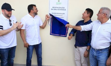 Em Maraã, Wilson Lima entrega orla revitalizada com nova academia ao ar livre e espaços de lazer