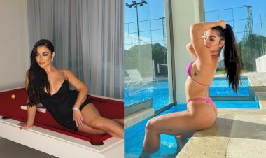 Nora modelo de Romário transforma mansão do ex-jogador em cenário para fotos; veja