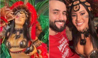 Ex-BBB Matteus acompanha show de Isabelle com camiseta e seu 'slogan'; veja qual