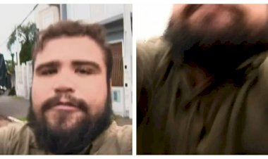 Homem ataca equipe da Globo ao ser flagrado vendendo água doada para o RS