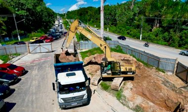 Prefeitura de Manaus inicia perfuração das estacas que vão sustentar novo viaduto entre as avenidas das Torres e Efigênio Salles
