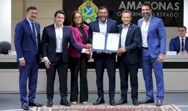 No Dia Mundial do Meio Ambiente, Governador Wilson Lima assina pré-contrato para iniciar consultas públicas em áreas de projetos de REDD+