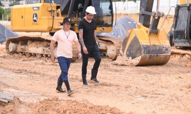 Obras de infraestrutura avançam no Terminal de Integração 7