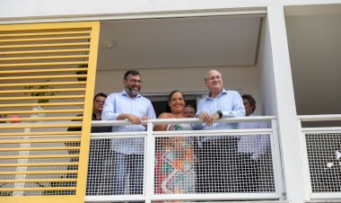 Em visita às obras do Prosamin+ com o presidente do BID, Governador Wilson Lima destaca benefícios na qualidade de vida da população