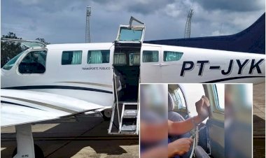 Porta de avião se abre durante voo de taxi aéreo entre Recife e Maceió; veja o vídeo