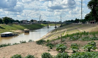 Rio Acre baixa 61 centímetros em duas semanas e atinge segundo menor nível para junho nos últimos 10 anos