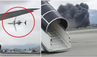 Avião cai logo após decolar, explode e mata 18 no Nepal; VÍDEOS mostram momento da queda