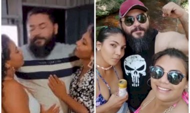 Irmãs são 'casadas' com o mesmo homem em Manaus e compartilham vida de trisal nas redes