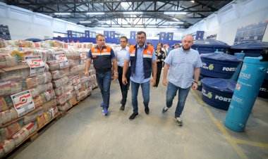 Governador Wilson Lima acompanha preparação de ajuda humanitária para municípios afetados pela estiagem