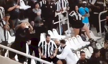 Botafoguense flagrado fazendo gestos racistas para torcida do Palmeiras é demitido após episódio