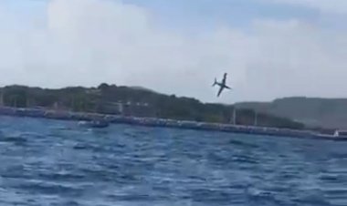Piloto de show aéreo morre após avião cair no mar diante de espectadores; veja o acidente