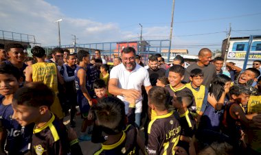 Governador Wilson Lima entrega Campo do Vermelhão revitalizado no bairro Mauazinho, na zona leste