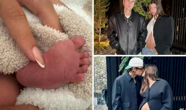 Justin Bieber e Hailey anunciam chegada de Jack Blues, primeiro filho do casal