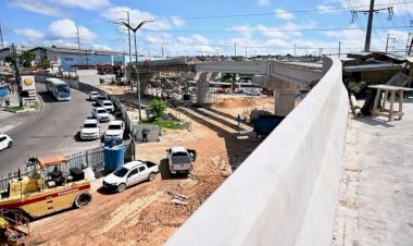 Prefeitura de Manaus libera alça do complexo viário Rei Pelé