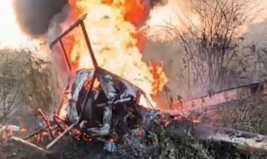 Helicóptero cai em Caruaru, interior de Pernambuco