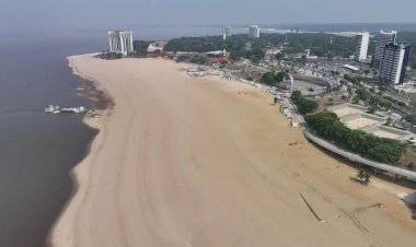 Prefeitura de Manaus acompanha descida do rio Negro para a vazante deste ano