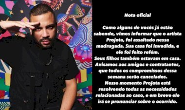 Cantor Projota foi feito refém e teve a casa invadida em São Paulo
