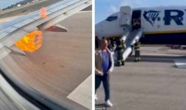 Voo com mais de 180 passageiros é interditado após incêndio em motor