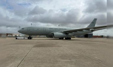 Avião da FAB com primeiros brasileiros repatriados do Líbano chega ao Brasil