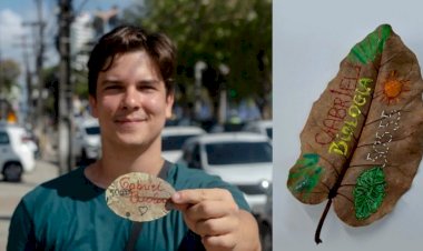 Segundo vereador mais votado em Fortaleza fez campanha sem uso de papel e improvisou 'santinhos' em folha seca