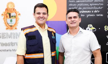 Prefeito David Almeida reconduz Renato Junior para o comando da Seminf