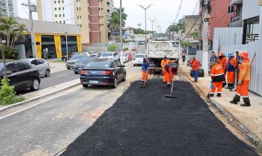 Prefeitura de Manaus recupera rede de drenagem na avenida Maceió em menos de 10 horas