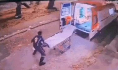 Homem rouba ambulância do Samu durante atendimento; VÍDEO