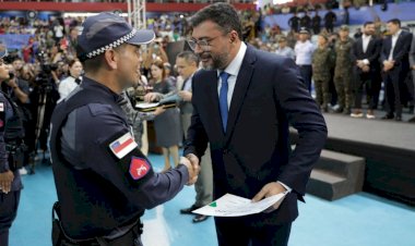 Durante formatura de mil novos policiais militares, Governador Wilson Lima reforça compromisso com o fortalecimento da Segurança no Amazonas