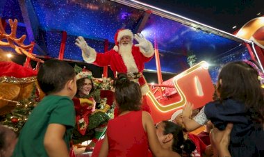 Prefeitura realiza ‘Caravana Natalina' em parceria com a Solar Coca-Cola e espalha alegria do Natal pelas ruas da cidade