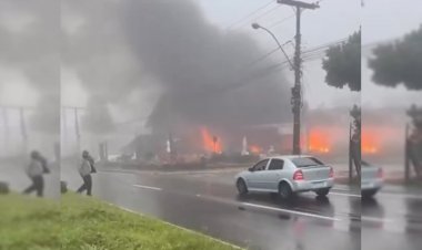 Avião de pequeno porte cai em Gramado, na Serra Gaúcha