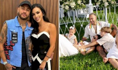 Neymar e Bruna Biancardi anunciam gravidez da segunda filha do casal