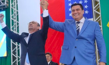 José Thomé Neto e Marcley Araújo são empossados prefeitos de Autazes com grande festa popular