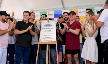 Prefeito David Almeida entrega complexo esportivo revitalizado no bairro Cidade Nova