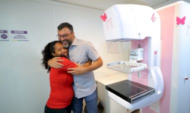 Governador Wilson Lima vistoria atendimentos da primeira Carreta da Saúde do ano, em Iranduba