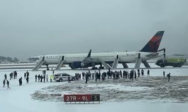 Boeing 757-300 da Delta é evacuado após problema no motor em Atlanta
