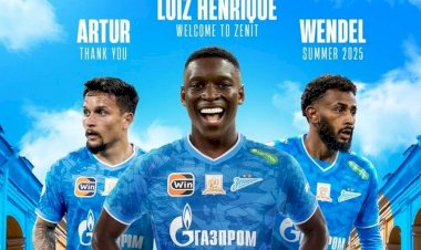 Zenit oficializa contratação de Luiz Henrique e vendas de Wendel e Artur ao Botafogo