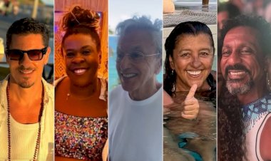 No Dia de Iemanjá, famosos aproveitam férias na Bahia em praias, piscinas e festas; veja fotos